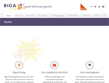 Tablet Screenshot of bigagroep.nl